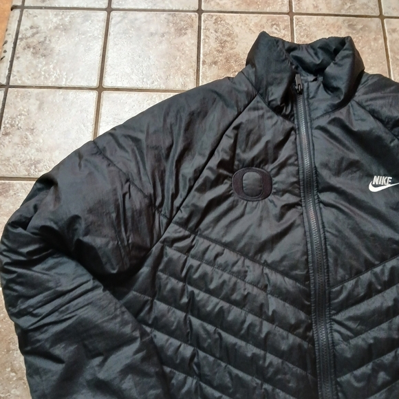 #0281 Mens Black Nike Therma-Fit Zip-Up Jacket Size Large - Picture 4 of 14